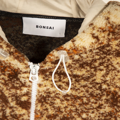Bonsai Full Zip Hoodie Sweatshirt Bread PF22FL003FW22 Degli Uberti